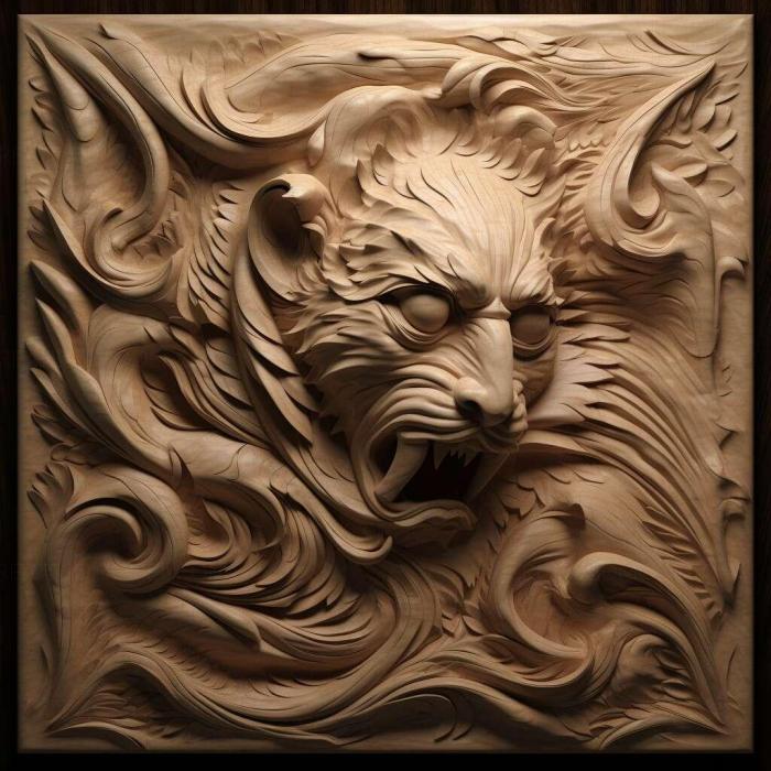 نموذج ثلاثي الأبعاد لآلة CNC 3D Art 